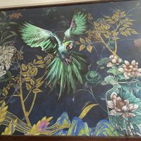 Amazing wall art!  at Elysian Plant Based Kitchen Bar in Limassol