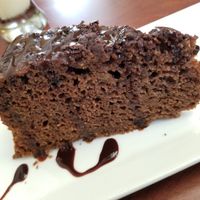 Chocolate cake at VEGANO El Buen Alimento in Cali