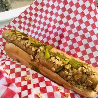 light and fluffy bun, mock meat 7/10, overall solid 8  at VEGANO El Buen Alimento in Cali