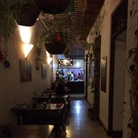 one are of seating  at VEGANO El Buen Alimento in Cali