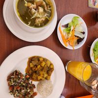 Salat, Suppe, Hauptgang, Dessert, Getränk at VEGANO El Buen Alimento in Cali