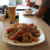 Delicious salad, full of flavour! at VEGANO El Buen Alimento in Cali