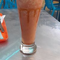 Jus fraise/lulo at VEGANO El Buen Alimento in Cali
