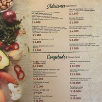 Menu page 15 of 19, February 2020 at VEGANO El Buen Alimento in Cali