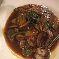 Basil eggplant  at Chantanee in Bothell