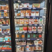 Meat alternatives at MOM's Organic Market in Paramus