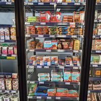 Meat alternatives at MOM's Organic Market in Paramus