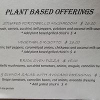 limited vegan menu at Il Mulino in Fort Lauderdale