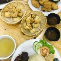 Money bags, Crispy nuggets at Loving Hut - Jatinegara in Jakarta