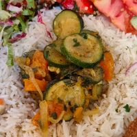 Vegetables at Al Madina in Pisa