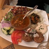 mix vegano  at Al Madina in Pisa
