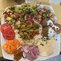 Mix vegano  at Al Madina in Pisa