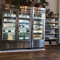 Keuze aan sapjes  at Wild & The Moon - Van Woustraat in Amsterdam