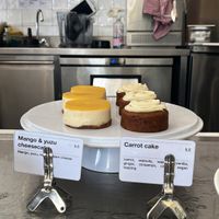I went for the mango cheesecake!   at Wild & The Moon - Van Woustraat in Amsterdam