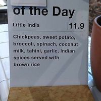 Dish of the day at Wild & The Moon - Van Woustraat in Amsterdam