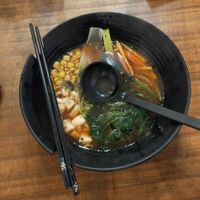 Vegan ramen at Maido in Rome