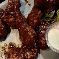 Soya chop BBQ wings  at Kathmandu Bar & Grill in Surrey