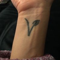 My V-Tattoo by Antonio   at Omega Tattoo in Stuttgart