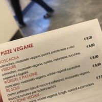 Pizze vegane   at Bella Napoli in Orzinuovi