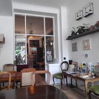 Café from inside at Beans and Tales in Malmo