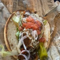 Lamb gyros  at Vegan Grill - St Marks in New York City