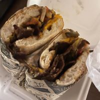 Steak and cheese sandwich   at Vegan Grill - St Marks in New York City