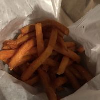 Sweet potato fries  at Vegan Grill - St Marks in New York City