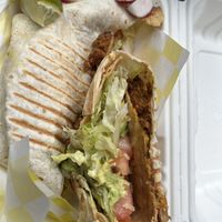 Beyond Crunch Wrap  at Vegan Grill - St Marks in New York City