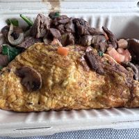 Just Egg omelette  at Vegan Grill - St Marks in New York City