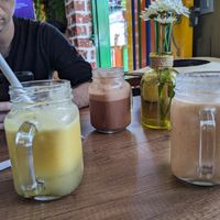 Our juices at Zona ProSalud in Guatape