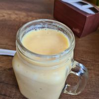 mango juice en leche vegetal at Zona ProSalud in Guatape