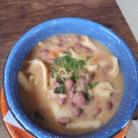 Soupe du jour at Zona ProSalud in Guatape