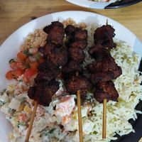 Churrasquinho vegano (dish of the day) at Viva la Vegan in Curitiba