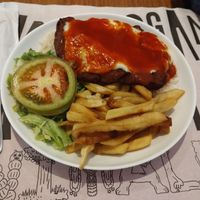 One of the lunch options at Viva la Vegan in Curitiba