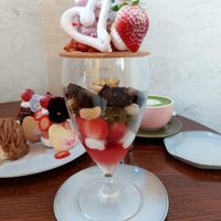 Parfait at Ocha Ohana Montblanc in Osaka