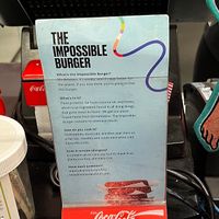 Ad at the cash register 👍  at Penelope's in Estes Park