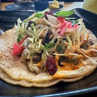 Vegan calamari taco 🌮   at Mayan Kitchen in Sunnyvale