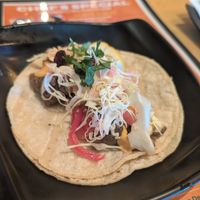 Vegan Calamari Taco 🌮 at Mayan Kitchen in Sunnyvale