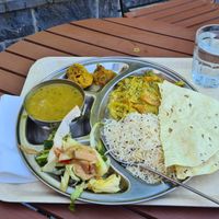 Thali at Govinda's Restaurant in Septon