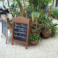 Menu of the day at Govinda's Restaurant in Septon