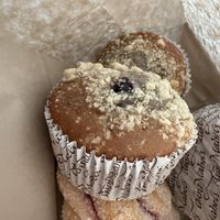 Vegan blueberry muffin  at Coffee House in Rovaniemi