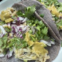 Jack fruit tacos  at Platanito Latin Cuisine in Napa