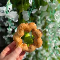 Vegan gluten free Lemon mochi donut at Duke's Donut Worx in Mashpee