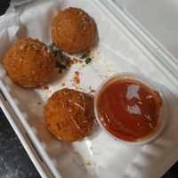Vegan Arancini at Peels On Wheels in Rochester