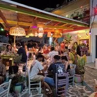 Lovely colorful decor at Favela in Val Thorens