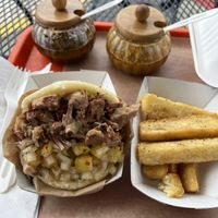   at Miss Arepa in Lahaina