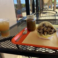 Mushroom arepas  at Miss Arepa in Lahaina