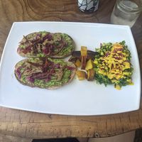 Avocado Toast at Naked Foods in Nosara
