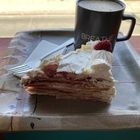 Torta de hojas  at Del Cerro in Valdivia