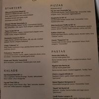 Menu at Coletta in New York City